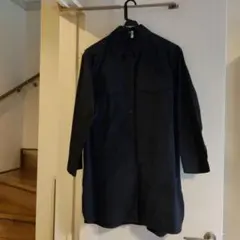 UNIQLO C オーバーサイズシャツコート　ネイビー