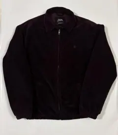 ZARA コーデュロイジャケットアウター　ジップ