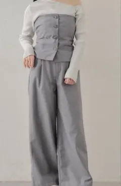 CHICO セットアップ (ワイドパンツ)