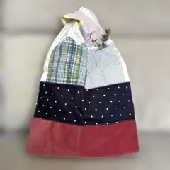 ☀︎ハンドメイド☀︎パッチワークトートバッグ
