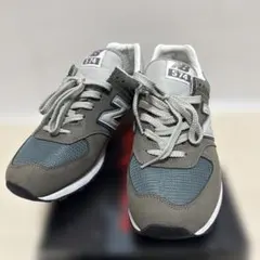 New Balance 574 グレー/ブルー スニーカー