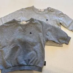 POLO Baby グレー 長袖トレーナー 80 ２点セット