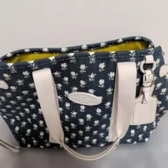 希少 coach 2way トートバッグ デニム 花柄 y2k コーチ - メルカリ
