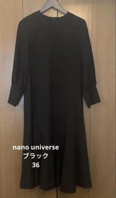 nanouniverse / ブラックワンピース　36