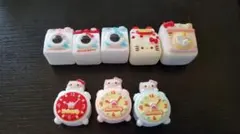 泣きの最終【新品未使用】キティ ミニチュアデコパーツ 8個セット