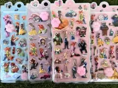 ズートピア 肉球シール　4枚セットおしりシール　プニプニシール