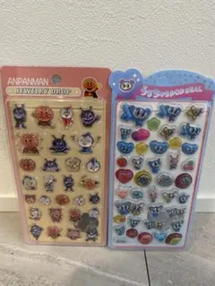 限定価格　アンパンマン ボンボンドロップシール風 エンジェルブルー2枚セット