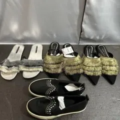 タグ付き ZARA BASIC H＆M サンダル パンプス おまとめ