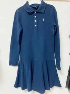 ★Polo Ralph Lauren ネイビー長袖ワンピース★