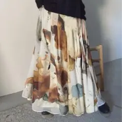 美品⭐︎Ameri UNDRESSED AMELIA INK ART SKIRT