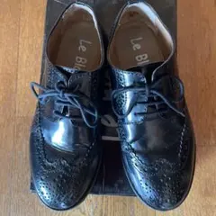 ❣️SALE❣️【Le Blanc】ウイングチップローファー　　黒37のサムネイル
