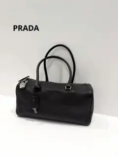 プラダ　レザー　ボストンバッグ　ビンテージ　prada