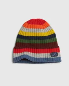 【新品】GAP クレージーストライプ ニットキャップ (キッズ)