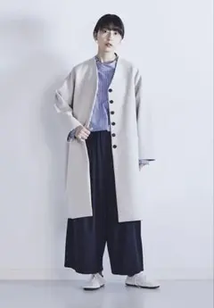 atelier naruseアトリエナルセ◼︎ラムウールワイドパンツ◼︎ガウチョ