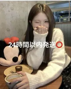 即購入⭕️SHEIN 長袖ニット アプリコット ベージュ M