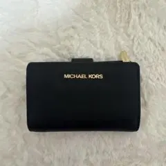 MICHAEL KORS ブラック 二つ折り財布