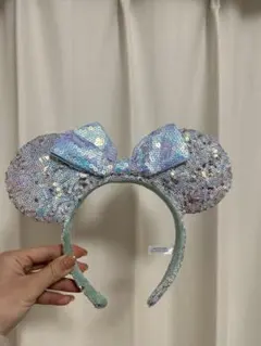 ミニー カチューシャ 水色【値下げ交渉可能】