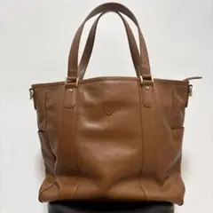 約1年弱利用中古　sot（ソット） レザー トートバッグ　ブラウン 約1年弱利用中古 sot（ソット） レザー トートバッグ ブラウン - メルカリ