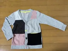 petit main 110cm カラフルカーディガン