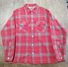 60s？70s？WINBROOKE ウールシャツ 好配色