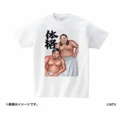 イラスト付きホワイトTシャツ XL