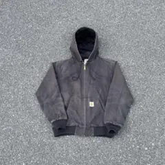 【希少】carharttアクティブジャケット　ハチノスフェード　ブラック　usa