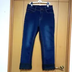 ピンクシーハート　デニム　アンクル丈　M