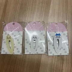 韓国限定　ちいかわ　ハチワレ　うさぎ　3種　クリップ　ヘアピン　アクセサリー