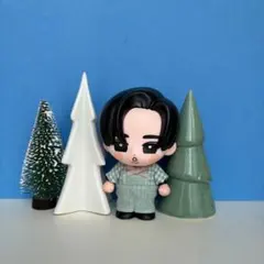 すのチル　ソフビ用　シャツ＆サロペット　阿部亮平