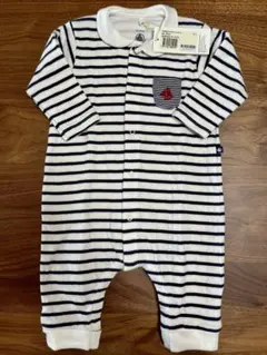 未使用品 Petit Bateau ロンパース ６m/67cm