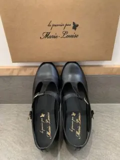 Marie-Louise Tストラップフラットシューズ 37