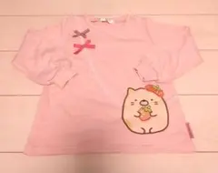 すみっコぐらし　ピンクチュニック型トレーナー　120