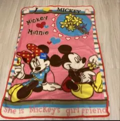 【大きめサイズ】ディズニー　ミッキー　ミニー　ブランケット　ランド　シー