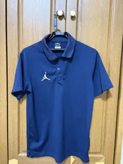 【美中古品】2枚セット！NIKEジョーダン ポロシャツ S 白✖️紺　2枚セットのサムネイル