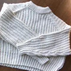 H&M チャンキー　ニット M