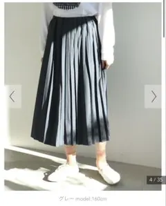 bulle de savon プリーツスカート 【未使用品】 bulle de savon スカート T/R 太プリーツスカート : ZOZOTOWN