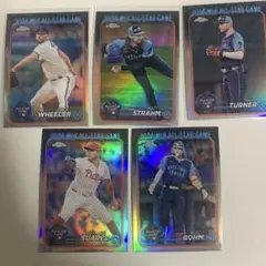 topps フィリーズ　オールスター　5枚
