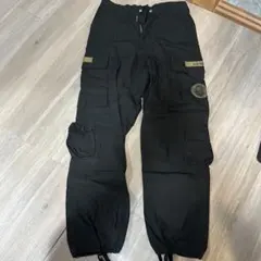 goa サスペンダー付き カーゴパンツ ブラック 取り外し可能 - メルカリ