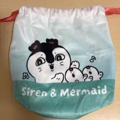 映画ちいかわ 人魚の島のひみつ 巾着ポーチ セイレーン＆人魚