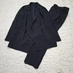 INDIVI　大人気こなれセットアップ　洗えるダブルジャケットパンツスーツ　42