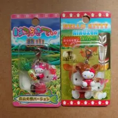 ご当地キティ】群馬、新潟佐渡、尾瀬 3種類ストラップ根付け - メルカリ