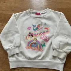 ディズニー　プリンセスデザイン トレーナー 100cm