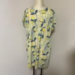 グラニフ　レモン　柄　チュニック　フリーサイズのサムネイル