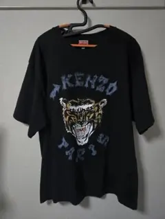 KENZO トラプリント Tシャツ ブラック