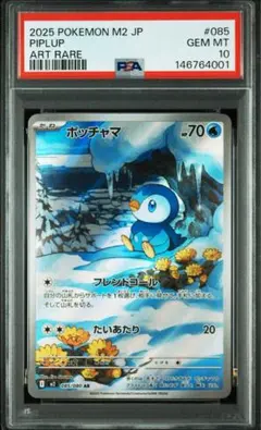【PSA10】ポッチャマ AR インフェルノ ポケモンカード