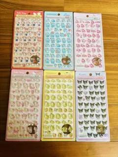 【正規品】ボンボンドロップ シールサンリオ　ミニ　6種セット