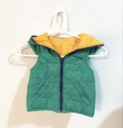 ムージョンジョン ベビー ダウンベスト リバーシブル