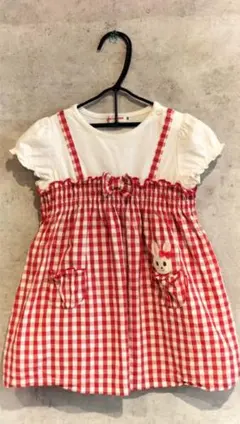 ニ回のみ着用　ワンピース　ミキハウス