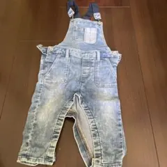 H&M デニムブルー オーバーオール 80cm