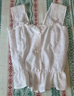 70s ヨーロッパ古着　フランスアンティーク　vintage　刺繍ブラウス